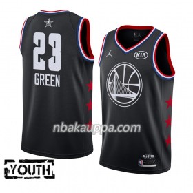 Golden State Warriors Draymond Green 23 2019 Kaikki tähti Jordan Brand Musta Pelipaidat Swingman - Lasten